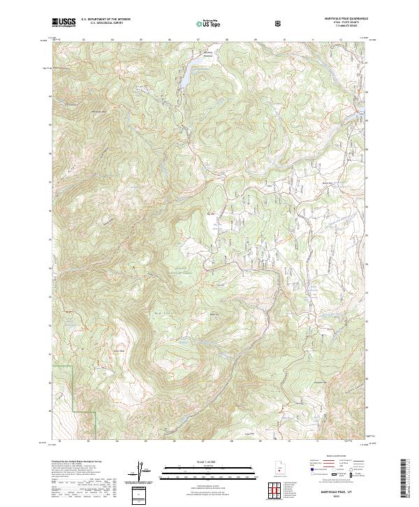 USGS Topographic Map – Marysvale Peak