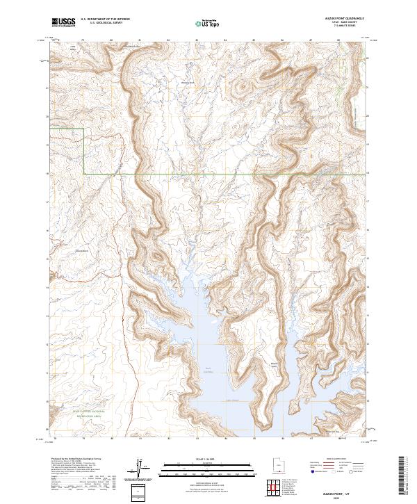 USGS Topographic Map – Mazuki Point