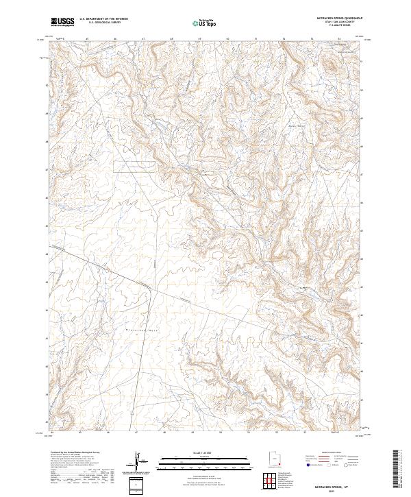 USGS Topographic Map – McCracken Spring
