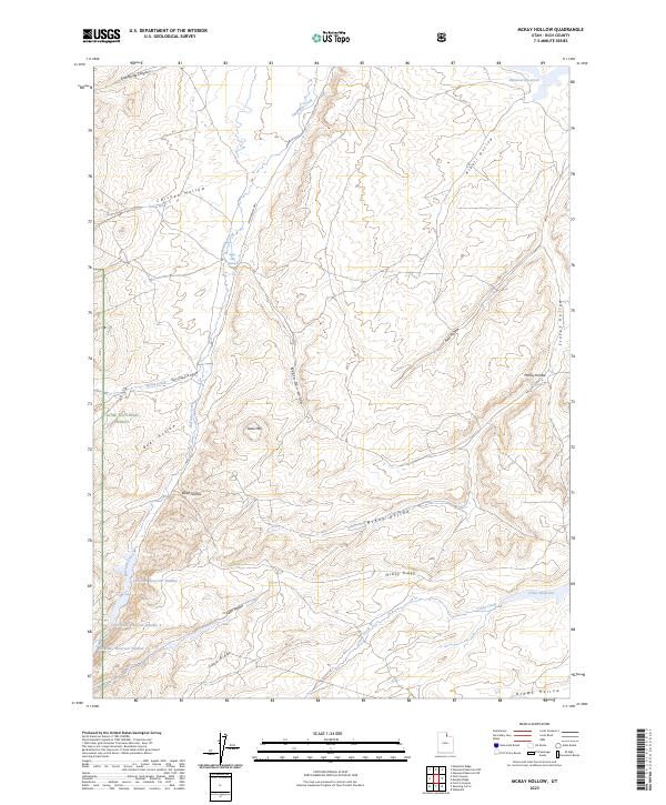 USGS Topographic Map – McKay Hollow