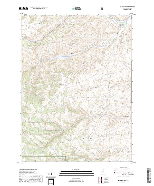 USGS Topographic Map – Meachum Ridge