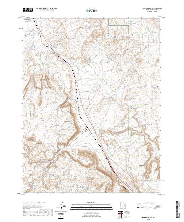 USGS Topographic Map – Merrimac Butte