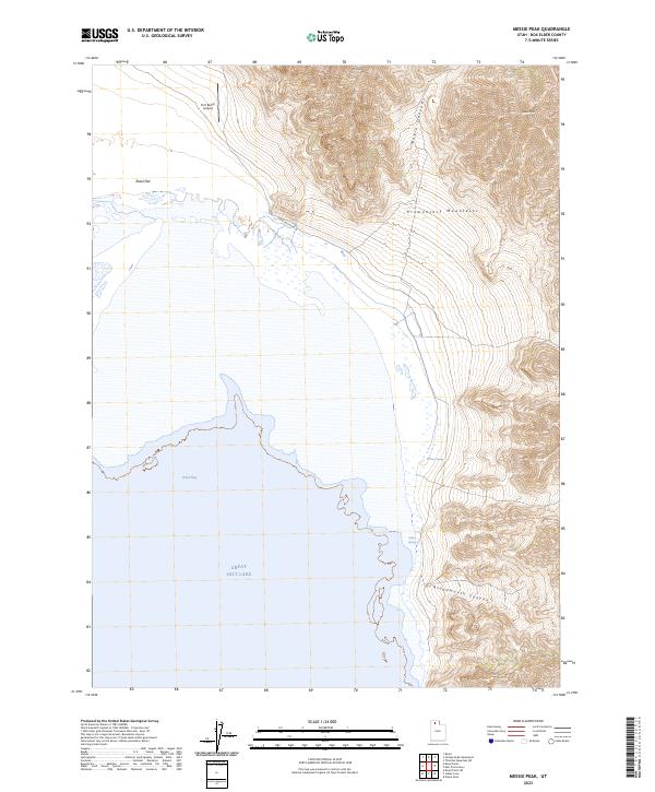 USGS Topographic Map – Messix Peak