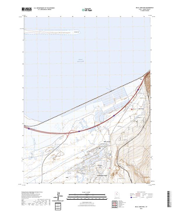 USGS Topographic Map – Mills Junction