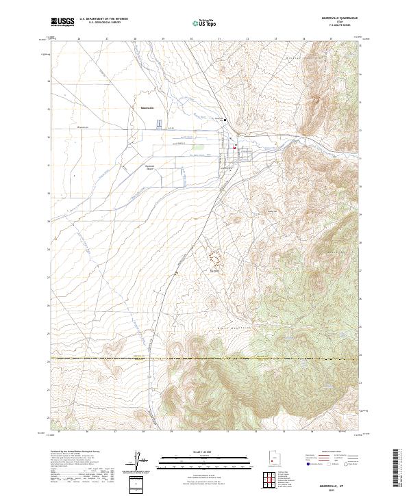 USGS Topographic Map – Minersville