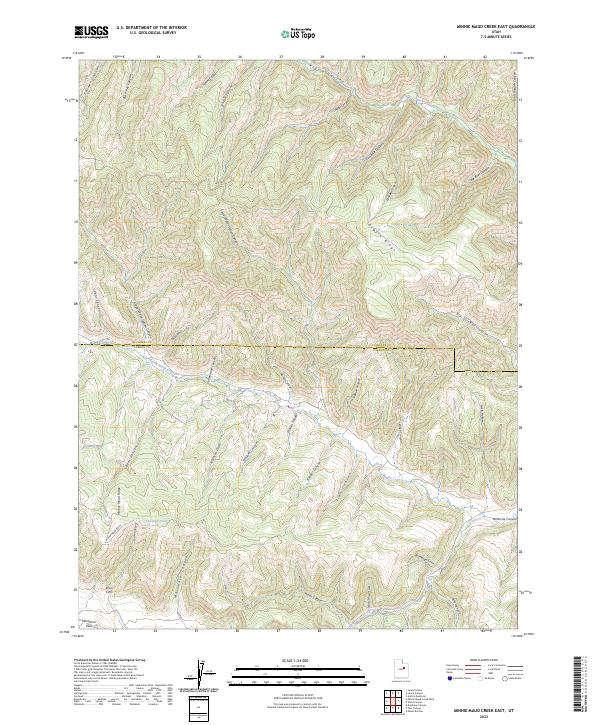USGS Topographic Map – Minnie Maud Creek East
