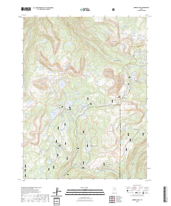 USGS Topographic Map – Mirror Lake