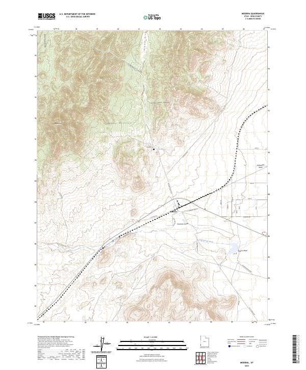 USGS Topographic Map – Modena