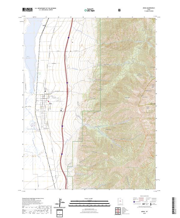 USGS Topographic Map – Mona