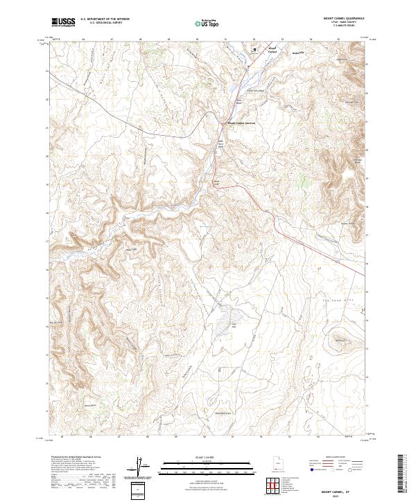 USGS Topographic Map – Mount Carmel
