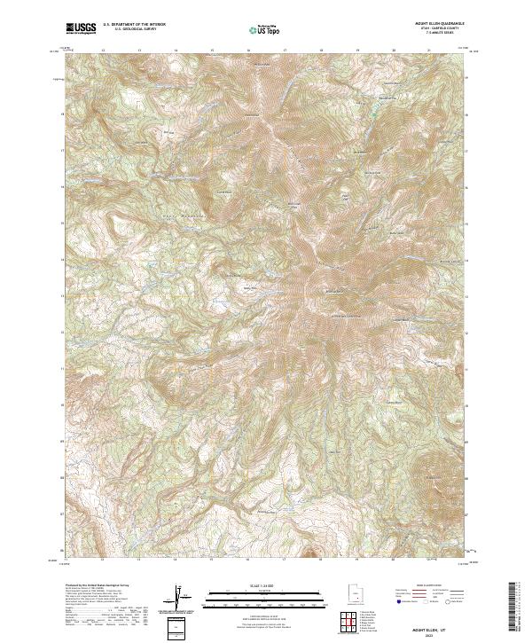 USGS Topographic Map – Mount Ellen