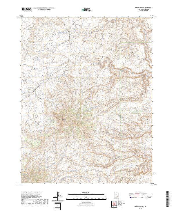 USGS Topographic Map – Mount Holmes