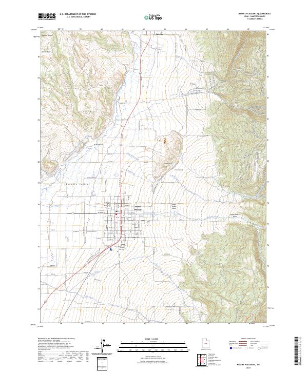 USGS Topographic Map – Mount Pleasant