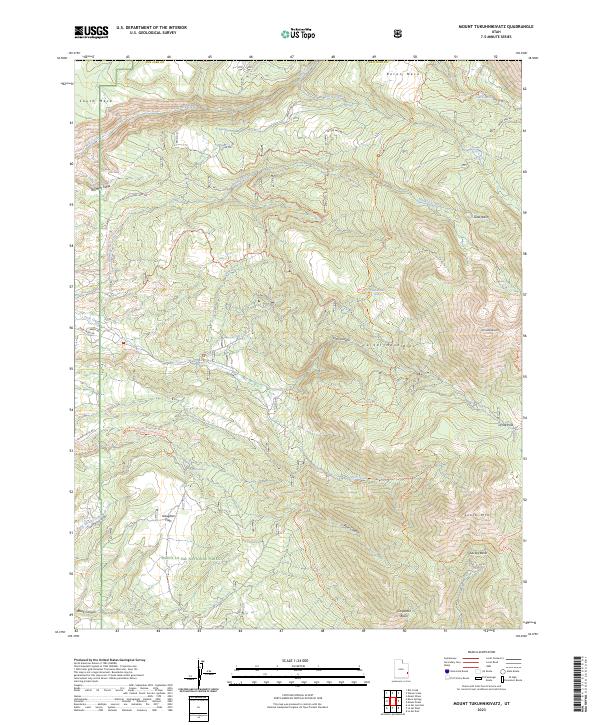 USGS Topographic Map – Mount Tukuhnikivatz