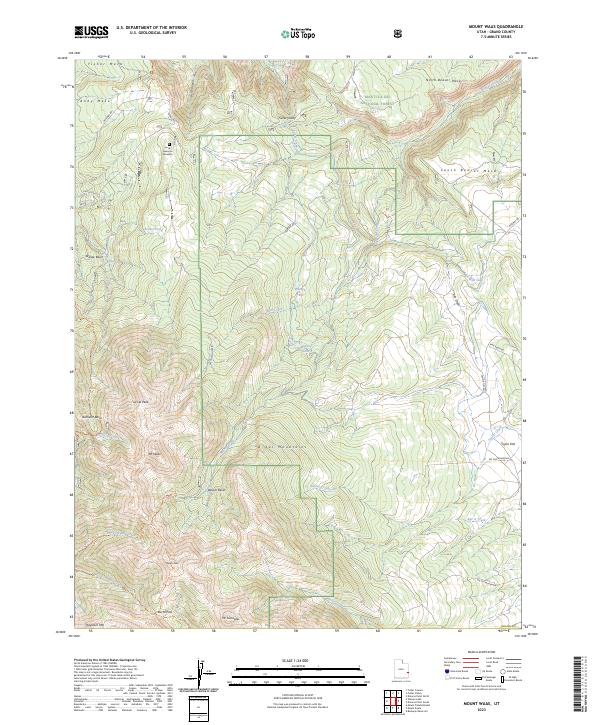 USGS Topographic Map – Mount Waas