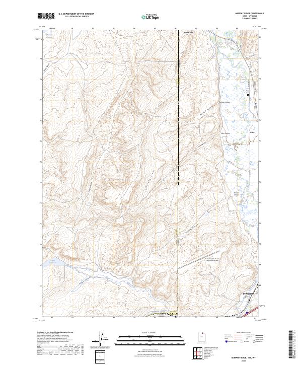 USGS Topographic Map – Murphy Ridge