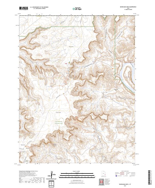 USGS Topographic Map – Musselman Arch