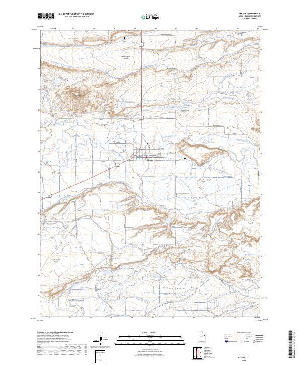 USGS Topographic Map – Myton