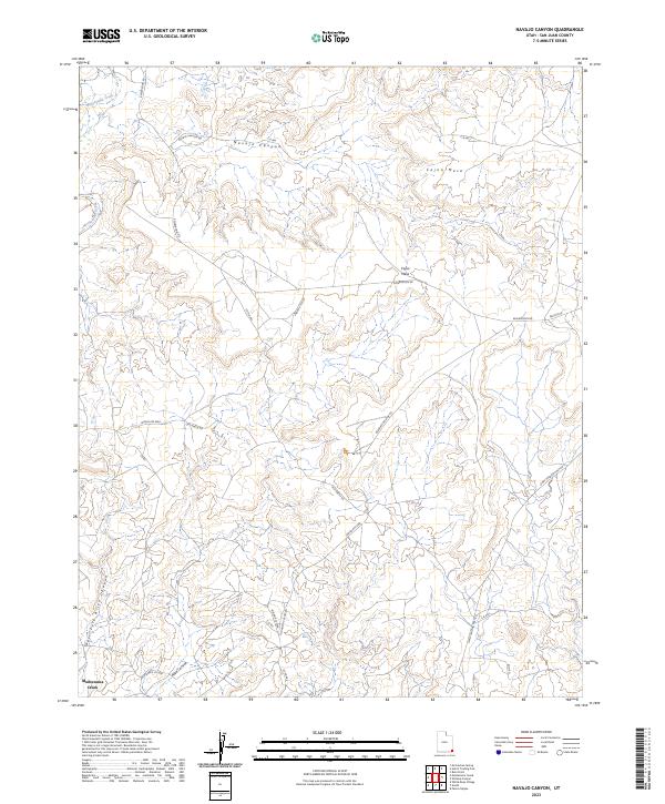 USGS Topographic Map – Navajo Canyon
