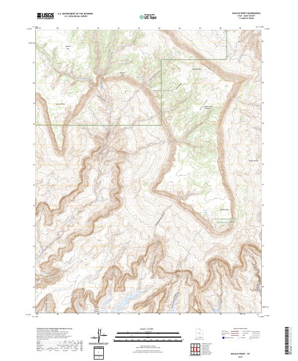 USGS Topographic Map – Navajo Point