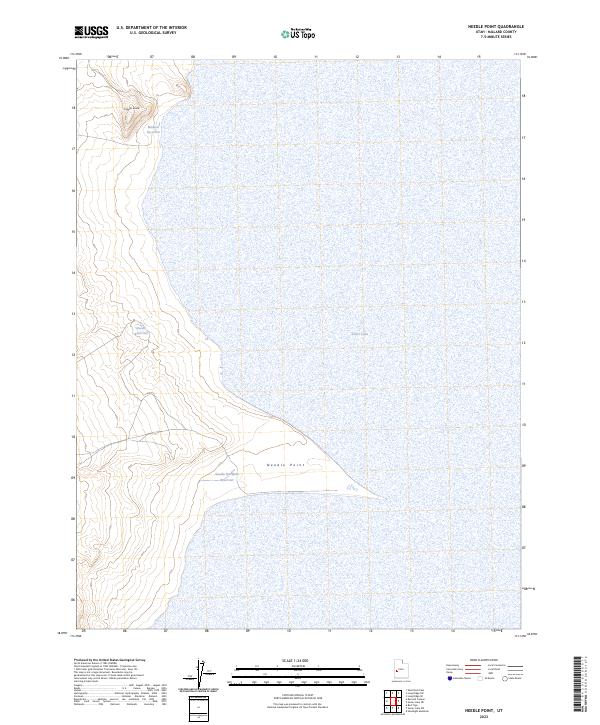 USGS Topographic Map – Needle Point