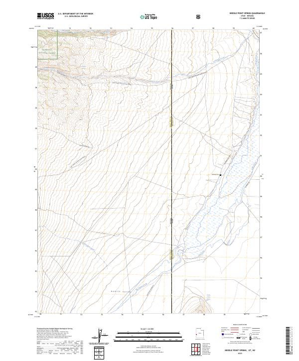 USGS Topographic Map – Needle Point Spring