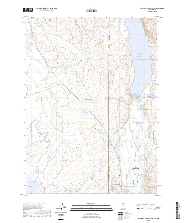 USGS Topographic Map – Neponset Reservoir NE