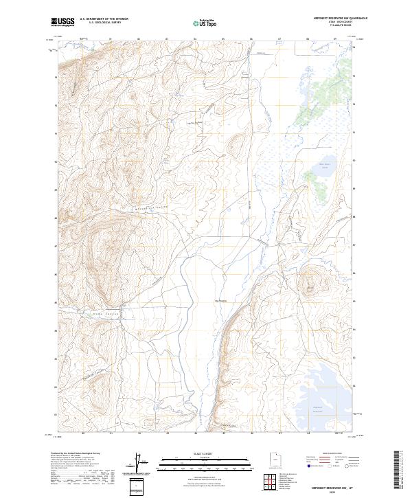 USGS Topographic Map – Neponset Reservoir NW