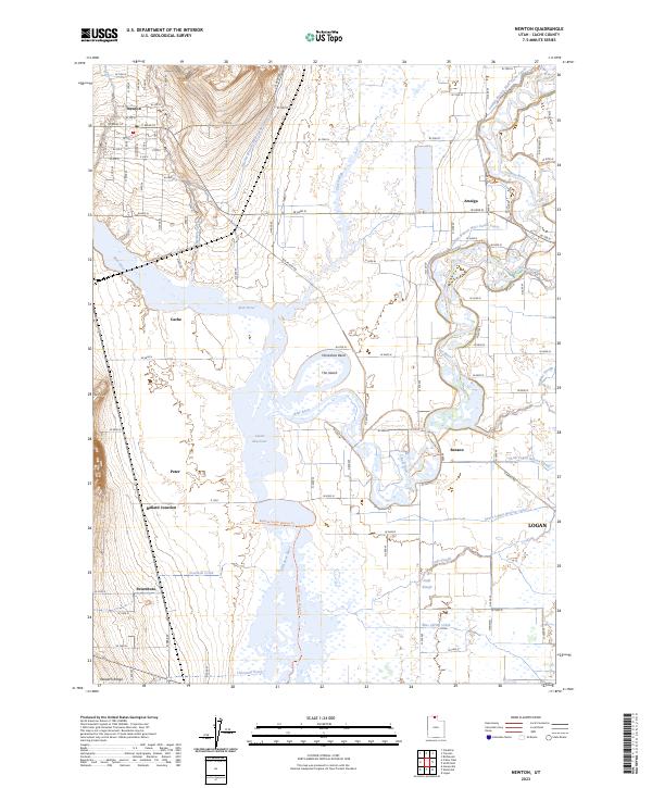 USGS Topographic Map – Newton