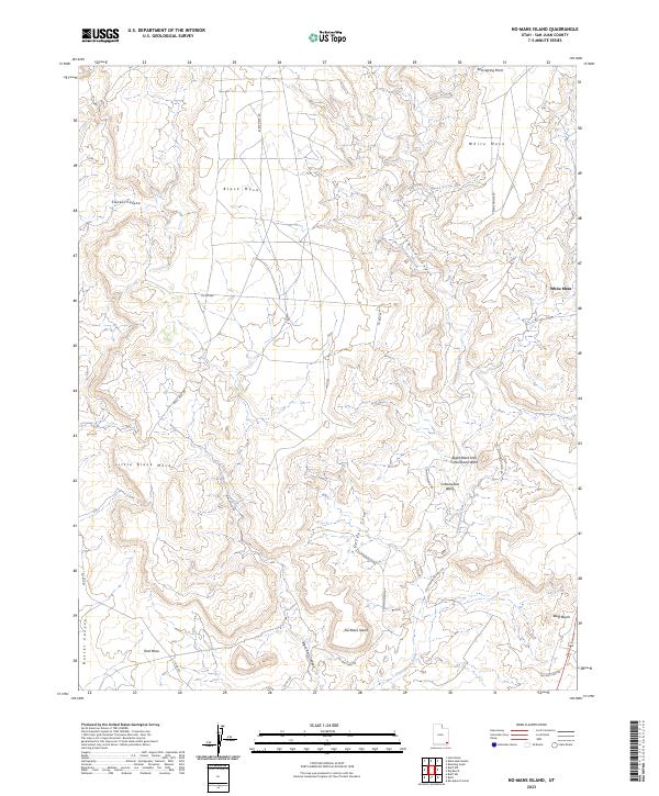 USGS Topographic Map – No-Mans Island