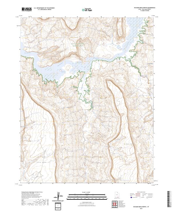 USGS Topographic Map – No Mans Mesa North