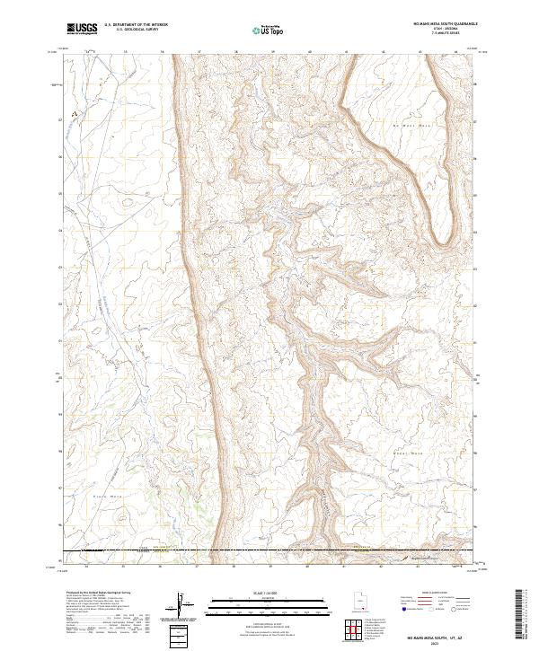 USGS Topographic Map – No Mans Mesa South