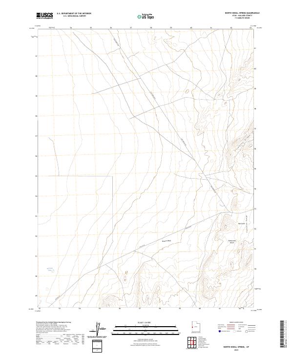 USGS Topographic Map – North Knoll Spring