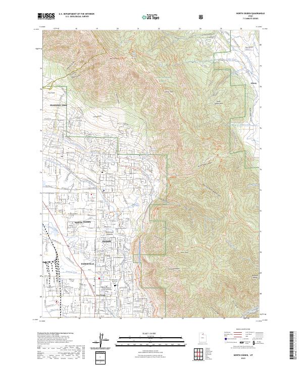USGS Topographic Map – North Ogden