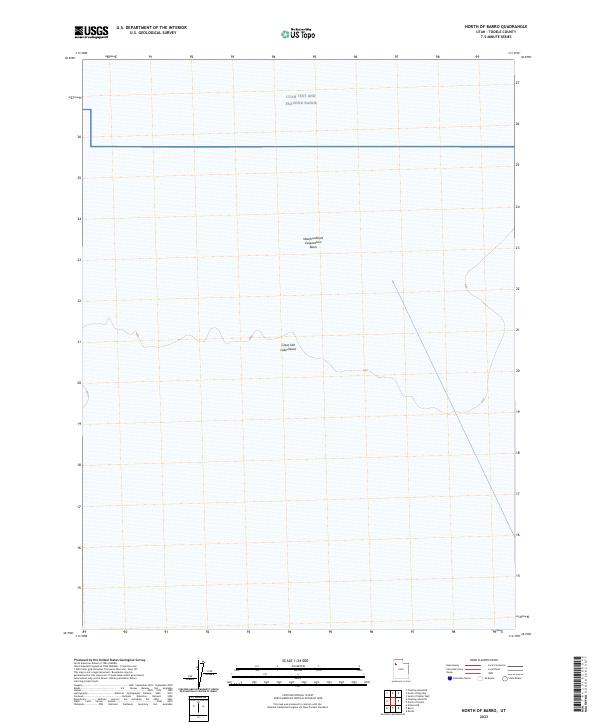 2023 Map of North of Barro, 2023 Print