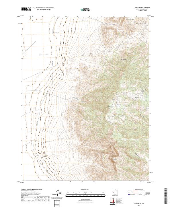 USGS Topographic Map – Notch Peak
