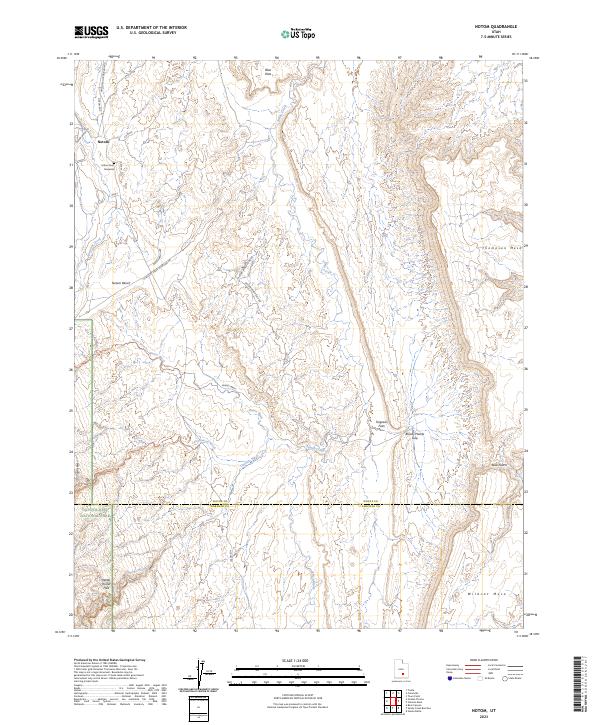 USGS Topographic Map – Notom