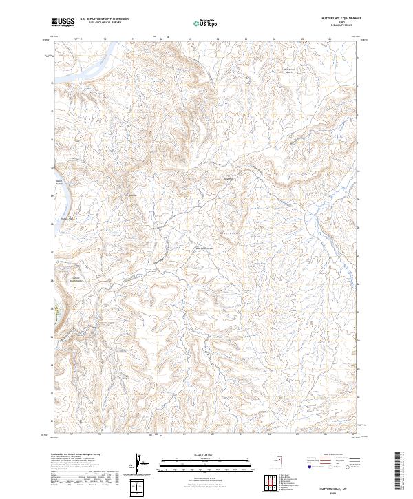 USGS Topographic Map – Nutters Hole