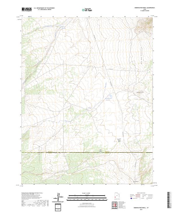 USGS Topographic Map – Observation Knoll