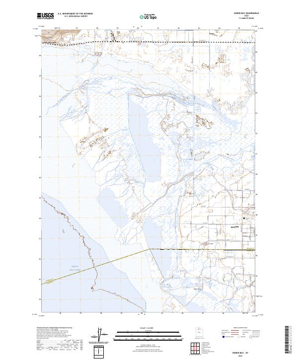 USGS Topographic Map – Ogden Bay