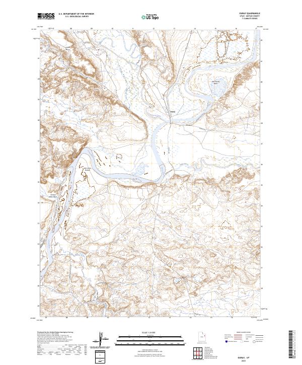 USGS Topographic Map – Ouray