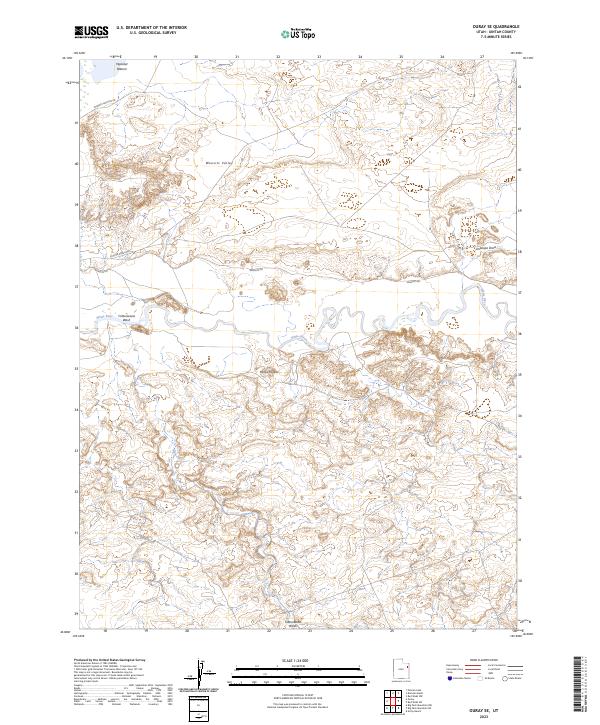 USGS Topographic Map – Ouray SE