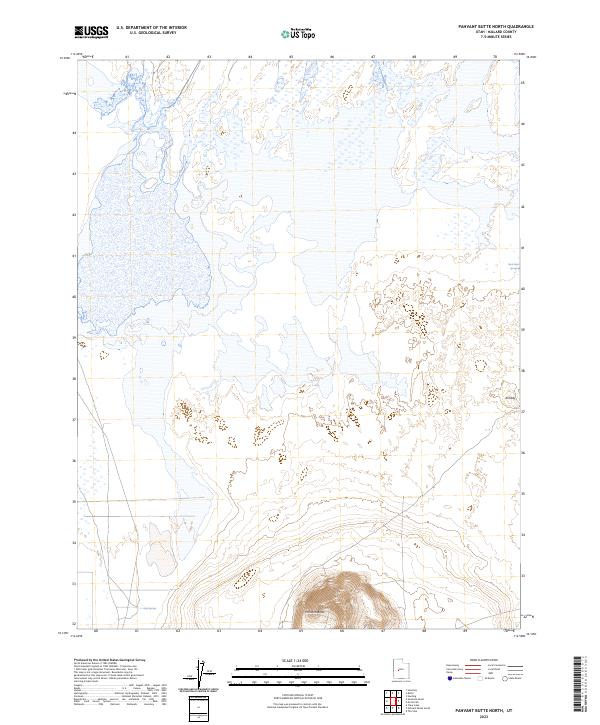 USGS Topographic Map – Pahvant Butte North