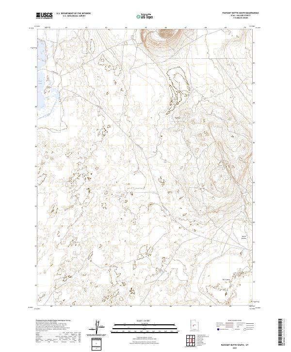 USGS Topographic Map – Pahvant Butte South