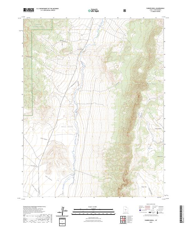 USGS Topographic Map – Parker Knoll