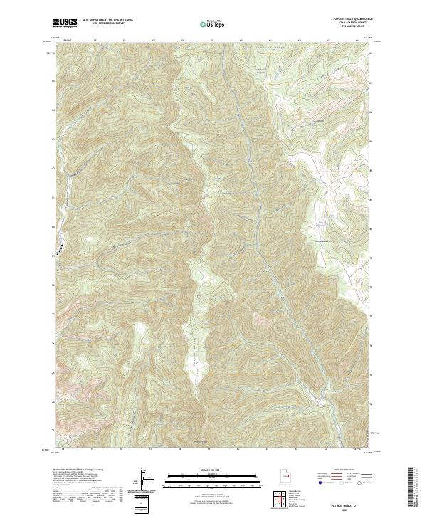 USGS Topographic Map – Patmos Head