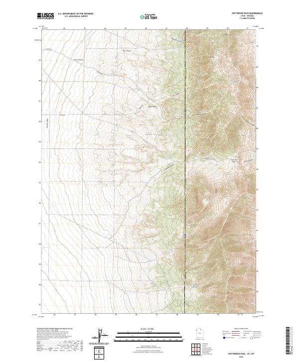 USGS Topographic Map – Patterson Pass