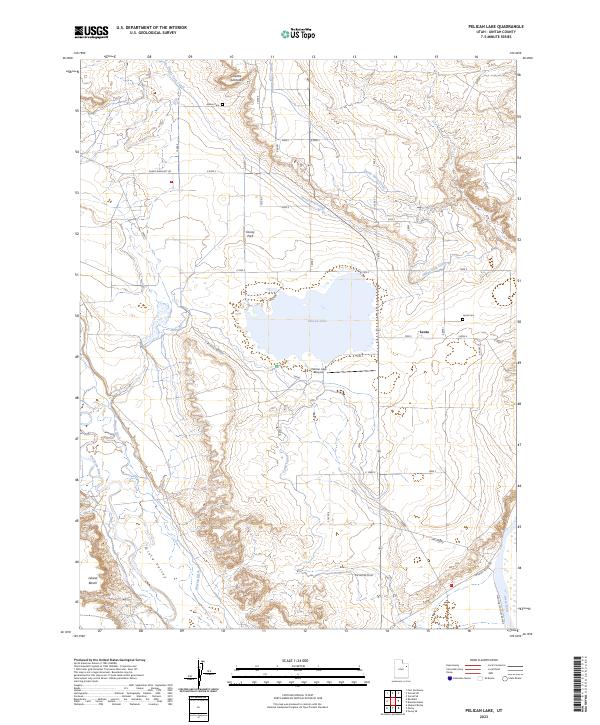 USGS Topographic Map – Pelican Lake