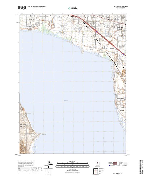 2023 Map of Pelican Point, 2023 Print