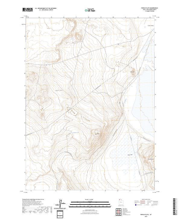 USGS Topographic Map – Peplin Flats